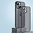 Ultra-thin Transparent Matte Finish Case QC1 for Apple iPhone 15 Black