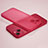 Ultra-thin Transparent Matte Finish Case U02 for Apple iPhone 15 Red