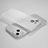 Ultra-thin Transparent Matte Finish Case U02 for Apple iPhone 15 White