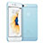 Ultra-thin Transparent Matte Finish Cover for Apple iPhone 6 Sky Blue