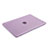 Ultra-thin Transparent Plastic Case for Apple MacBook 12 inch Pink