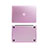 Ultra-thin Transparent Plastic Case for Apple MacBook Air 11 inch Pink