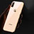 Ultra-thin Transparent TPU Soft Case C11 for Apple iPhone X Gold