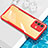 Ultra-thin Transparent TPU Soft Case Cover BH1 for Vivo V23 Pro 5G Red