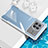 Ultra-thin Transparent TPU Soft Case Cover BH1 for Vivo X Note White