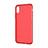 Ultra-thin Transparent TPU Soft Case Cover for Apple iPhone Xs Red