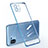 Ultra-thin Transparent TPU Soft Case Cover for Xiaomi Mi 11 Lite 4G Blue