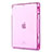 Ultra-thin Transparent TPU Soft Case Cover H01 for Apple New iPad 9.7 (2017) Red