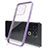 Ultra-thin Transparent TPU Soft Case Cover H01 for OnePlus 10 Pro 5G Purple