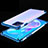 Ultra-thin Transparent TPU Soft Case Cover H01 for Oppo A72 5G Blue