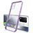 Ultra-thin Transparent TPU Soft Case Cover H01 for Realme 8 5G Purple