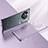 Ultra-thin Transparent TPU Soft Case Cover H01 for Vivo X90 Pro+ Plus 5G Purple