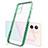 Ultra-thin Transparent TPU Soft Case Cover H01 for Vivo Y30 5G Green