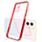 Ultra-thin Transparent TPU Soft Case Cover H01 for Vivo Y30 5G Red