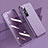 Ultra-thin Transparent TPU Soft Case Cover H01 for Xiaomi Mi 10S 5G Purple