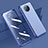 Ultra-thin Transparent TPU Soft Case Cover H01 for Xiaomi Redmi Note 9 5G Blue