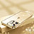 Ultra-thin Transparent TPU Soft Case Cover H02 for Apple iPhone 14 Pro Gold