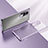 Ultra-thin Transparent TPU Soft Case Cover H02 for Oppo Reno10 Pro+ Plus 5G Clove Purple