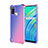 Ultra-thin Transparent TPU Soft Case Cover H02 for Realme C17 Blue