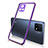 Ultra-thin Transparent TPU Soft Case Cover H02 for Vivo iQOO U3 5G Purple