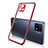 Ultra-thin Transparent TPU Soft Case Cover H02 for Vivo iQOO U3 5G Red