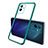 Ultra-thin Transparent TPU Soft Case Cover H02 for Vivo iQOO Z6x Green