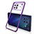 Ultra-thin Transparent TPU Soft Case Cover H02 for Vivo X Note Purple