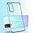 Ultra-thin Transparent TPU Soft Case Cover H03 for Huawei Honor 30S Blue