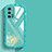 Ultra-thin Transparent TPU Soft Case Cover H03 for Realme GT 5G Cyan