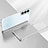 Ultra-thin Transparent TPU Soft Case Cover H03 for Samsung Galaxy S24 5G Silver