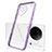 Ultra-thin Transparent TPU Soft Case Cover H03 for Vivo X90 5G Purple