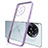 Ultra-thin Transparent TPU Soft Case Cover H04 for OnePlus Ace 2 5G Purple
