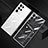 Ultra-thin Transparent TPU Soft Case Cover H06 for Samsung Galaxy S24 Ultra 5G Silver