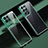 Ultra-thin Transparent TPU Soft Case Cover H08 for Samsung Galaxy S21 Ultra 5G Green