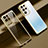 Ultra-thin Transparent TPU Soft Case Cover H08 for Samsung Galaxy S24 Ultra 5G Gold