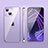 Ultra-thin Transparent TPU Soft Case Cover H09 for Apple iPhone 14 Plus Purple