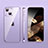 Ultra-thin Transparent TPU Soft Case Cover H09 for Apple iPhone 15 Plus Purple