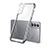 Ultra-thin Transparent TPU Soft Case Cover H09 for Samsung Galaxy S21 FE 5G Silver