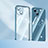 Ultra-thin Transparent TPU Soft Case Cover H10 for Apple iPhone 13 Blue