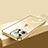 Ultra-thin Transparent TPU Soft Case Cover H12 for Apple iPhone 14 Pro Gold