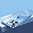 Ultra-thin Transparent TPU Soft Case Cover H12 for Apple iPhone 14 Pro Max Blue