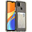 Ultra-thin Transparent TPU Soft Case Cover HD1 for Xiaomi Redmi 9 India Gray