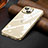 Ultra-thin Transparent TPU Soft Case Cover LD7 for Apple iPhone 14 Gold