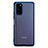 Ultra-thin Transparent TPU Soft Case Cover S01 for Huawei Honor V30 Pro 5G Blue