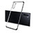 Ultra-thin Transparent TPU Soft Case Cover S01 for Samsung Galaxy Note 10 Black