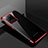 Ultra-thin Transparent TPU Soft Case Cover S01 for Samsung Galaxy S20 Ultra Red