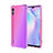 Ultra-thin Transparent TPU Soft Case Cover S01 for Xiaomi Redmi 9A Clove Purple