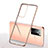 Ultra-thin Transparent TPU Soft Case Cover S02 for Huawei P40 Pro Gold