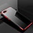 Ultra-thin Transparent TPU Soft Case Cover S02 for Oppo R15X Red