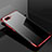 Ultra-thin Transparent TPU Soft Case Cover S02 for Oppo RX17 Neo Red